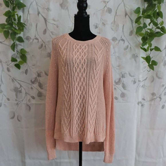 Faded Glory Sweaters - Faded Glory Pink Sparkley Sweater